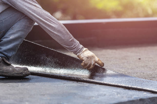 Professional Exterior Waterproofing technician working in Moxahala, OH